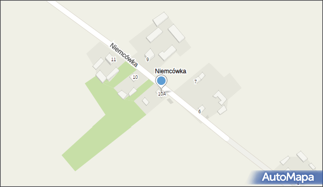 Suchodółka, Niemcówka, 10A, mapa Suchodółka