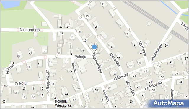 Świętochłowice, Niedurnego Piotra, 10, mapa Świętochłowice