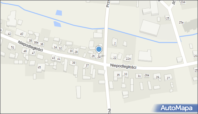 Tarnówka, Niepodległości, 24, mapa Tarnówka