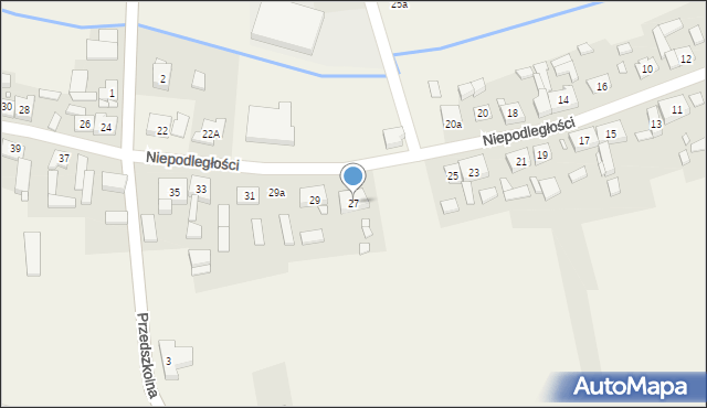 Tarnówka, Niepodległości, 27, mapa Tarnówka