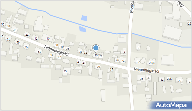 Tarnówka, Niepodległości, 30, mapa Tarnówka