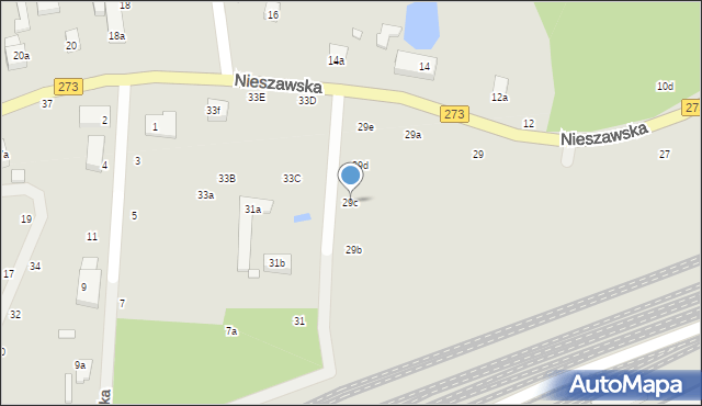 Toruń, Nieszawska, 29c, mapa Torunia