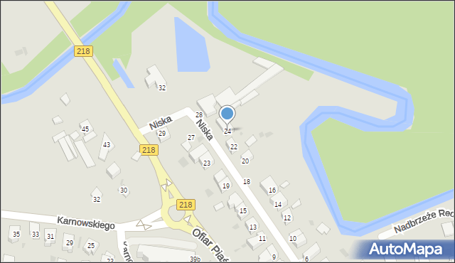 Wejherowo, Niska, 24, mapa Wejherowo