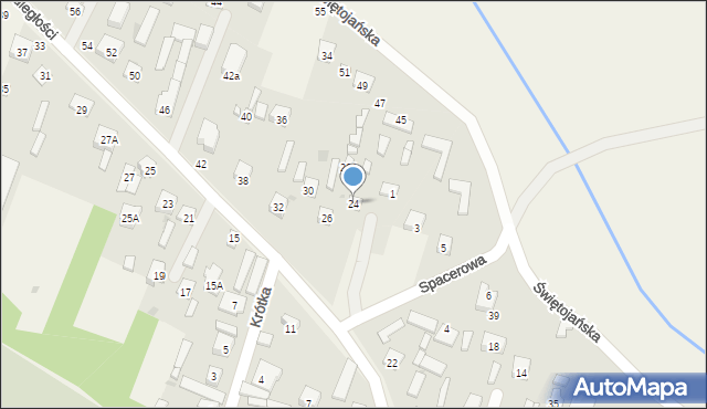 Wieliszew, Niepodległości, 24, mapa Wieliszew