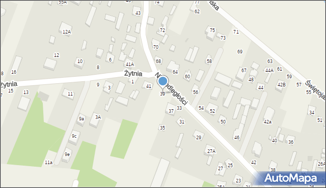 Wieliszew, Niepodległości, 39, mapa Wieliszew