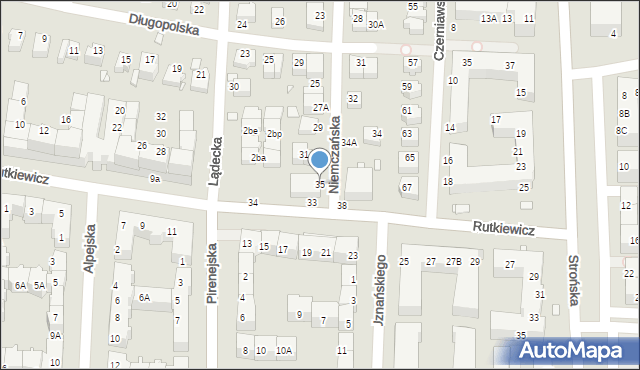 Wrocław, Niemczańska, 35, mapa Wrocławia