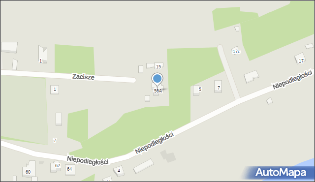 Wyszogród, Niepodległości, 56A, mapa Wyszogród