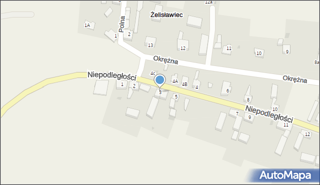 Żelisławiec, Niepodległości, 3, mapa Żelisławiec