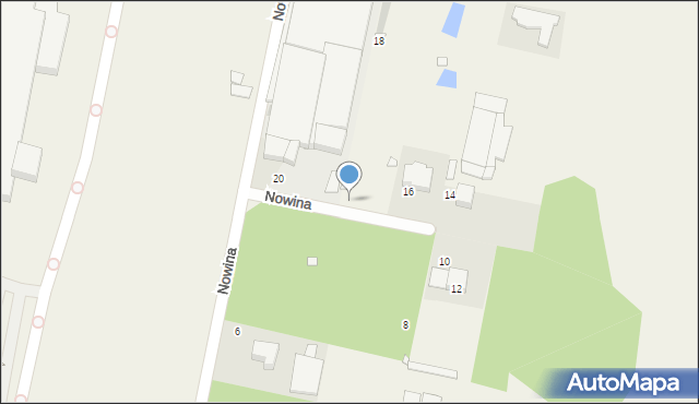 Baranowo, Nowina, 18, mapa Baranowo