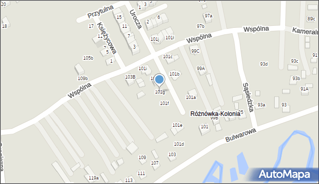 Biłgoraj, Nowakowskiego Stanisława, 101g, mapa Biłgoraj