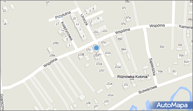 Biłgoraj, Nowakowskiego Stanisława, 101h, mapa Biłgoraj