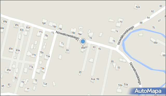 Biłgoraj, Nowakowskiego Stanisława, 65A, mapa Biłgoraj