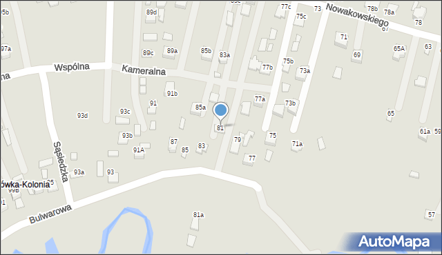 Biłgoraj, Nowakowskiego Stanisława, 81, mapa Biłgoraj