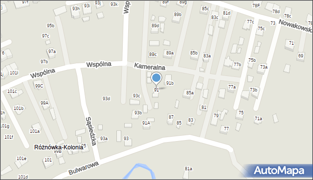 Biłgoraj, Nowakowskiego Stanisława, 91, mapa Biłgoraj