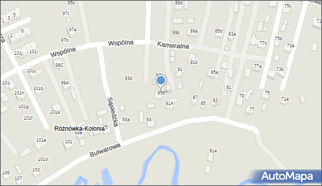 Biłgoraj, Nowakowskiego Stanisława, 93b, mapa Biłgoraj