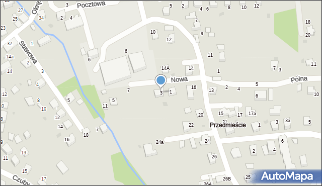Bobowa, Nowa, 3, mapa Bobowa