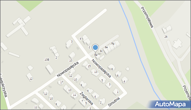 Braniewo, Nowopasłęcka, 8a, mapa Braniewo