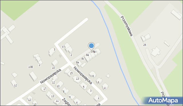 Braniewo, Nowopasłęcka, 8f, mapa Braniewo