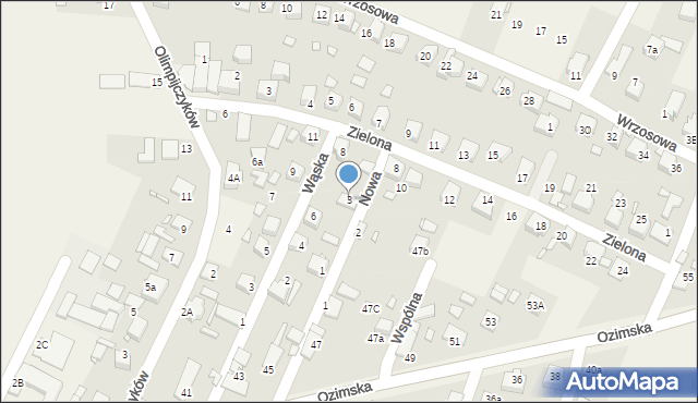 Chrząstowice, Nowa, 3, mapa Chrząstowice