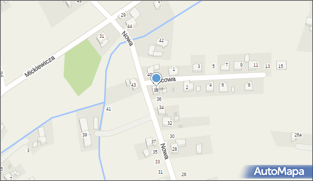 Cisek, Nowa, 38, mapa Cisek