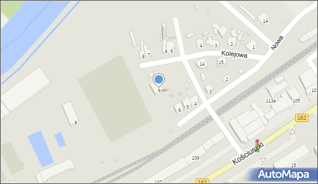 Czarnków, Nowa, 7, mapa Czarnków