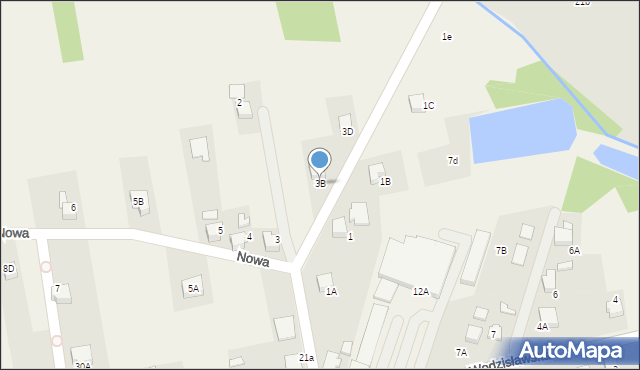 Czyżowice, Nowa, 3B, mapa Czyżowice