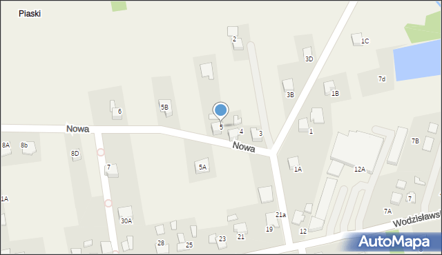 Czyżowice, Nowa, 5, mapa Czyżowice