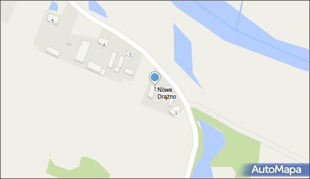 Drążno-Holendry, Nowe Drążno, 2, mapa Drążno-Holendry