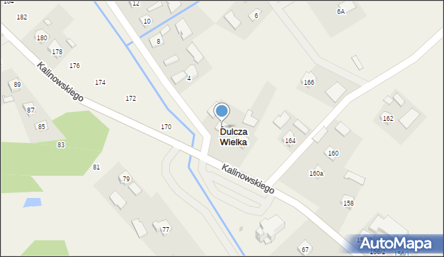 Dulcza Wielka, Nowa, 2, mapa Dulcza Wielka