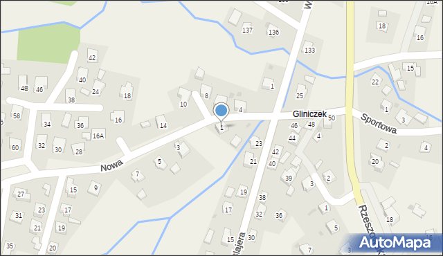 Frysztak, Nowa, 1, mapa Frysztak