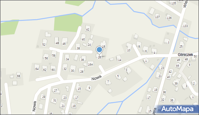 Frysztak, Nowa, 16, mapa Frysztak