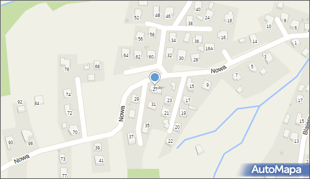 Frysztak, Nowa, 27, mapa Frysztak