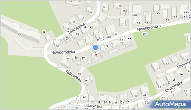 Gdynia, Nowogrodzka, 35, mapa Gdyni