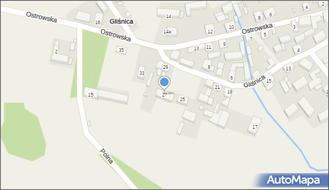 Gliśnica, Nowa, 27, mapa Gliśnica