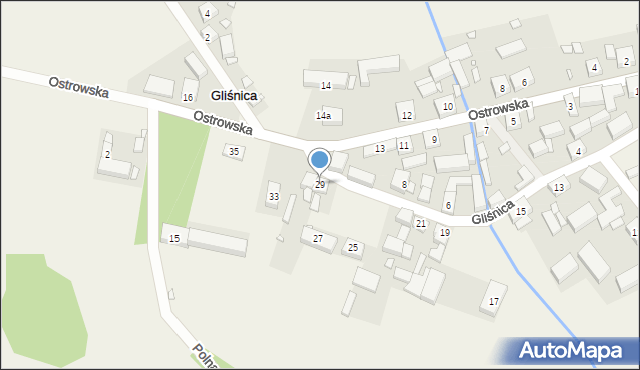 Gliśnica, Nowa, 29, mapa Gliśnica