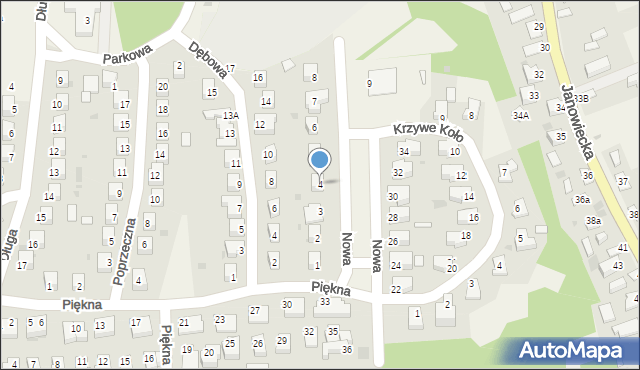 Góra Puławska, Nowa, 4, mapa Góra Puławska