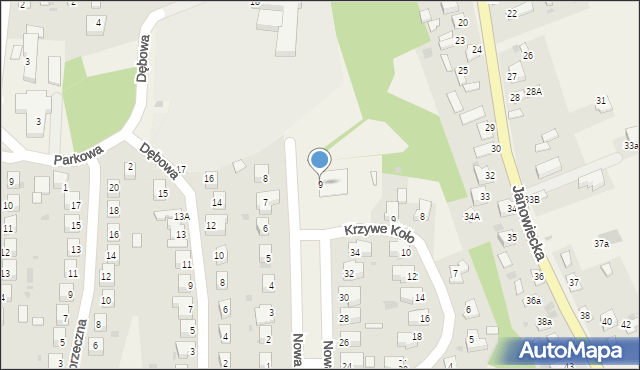 Góra Puławska, Nowa, 9, mapa Góra Puławska