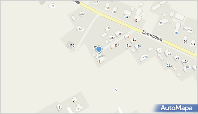 Grębocin, Nowa, 1A, mapa Grębocin