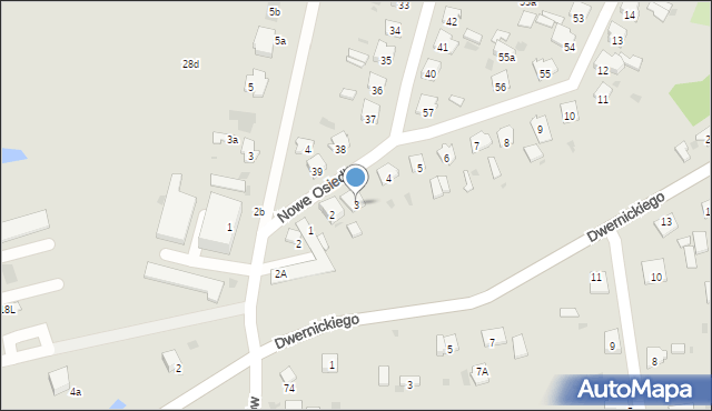 Hrubieszów, Nowe Osiedle, 3, mapa Hrubieszów