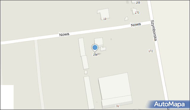 Inowrocław, Nowa, 19a, mapa Inowrocławia