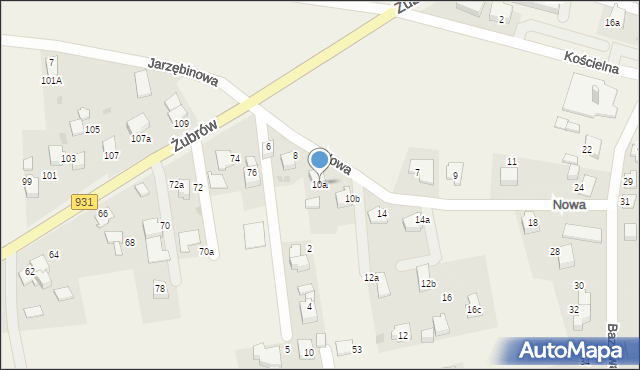 Jankowice, Nowa, 10a, mapa Jankowice