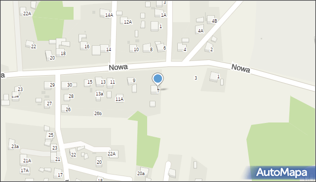 Jankowice, Nowa, 7, mapa Jankowice