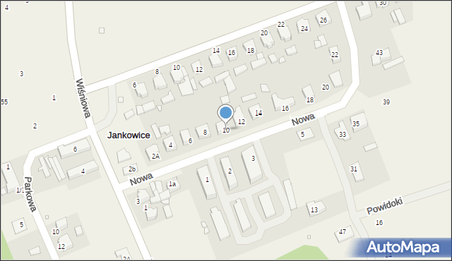 Jankowice, Nowa, 10, mapa Jankowice