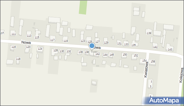 Jarosty, Nowa, 140, mapa Jarosty