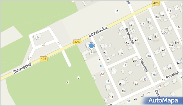 Jemielnica, Nowe Osiedle, 4, mapa Jemielnica