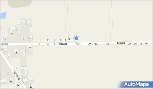Kąkolewnica, Nowa, 18, mapa Kąkolewnica