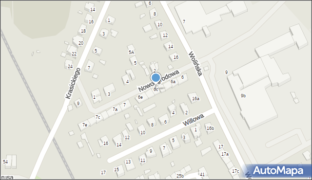 Kamień Pomorski, Nowoogrodowa, 6c, mapa Kamień Pomorski