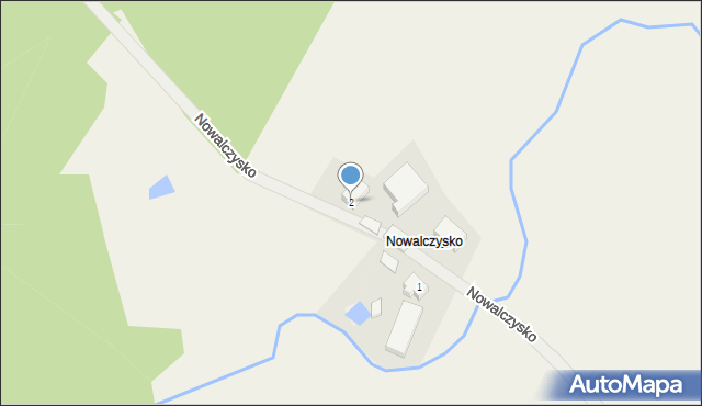 Kamienica Królewska, Nowalczysko, 2, mapa Kamienica Królewska