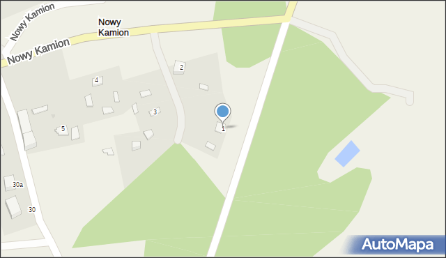 Kamion, Nowy Kamion, 1, mapa Kamion