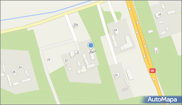 Kamion, Nowy Kamion, 20A, mapa Kamion